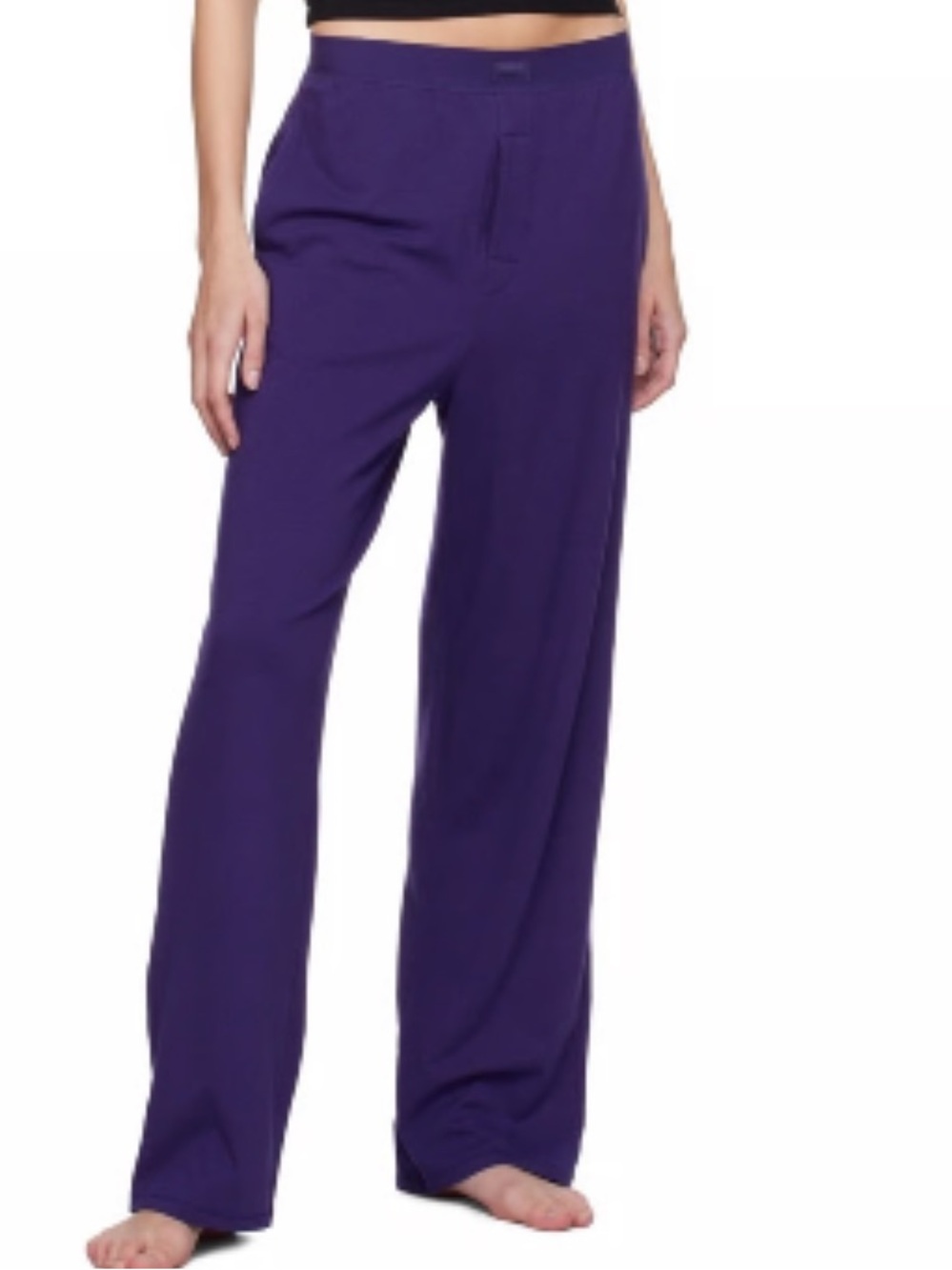 Skims purple boyfriend lounge set - Picture 2 of 6